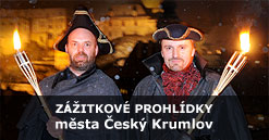 Zážitkové prohlídky města Český Krumlov